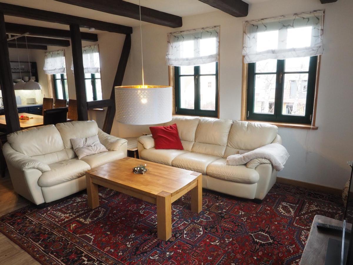 Schoene Gemuetliche Ferienwohnung Mit Kamin II Im Harz Darlingerode Exterior foto